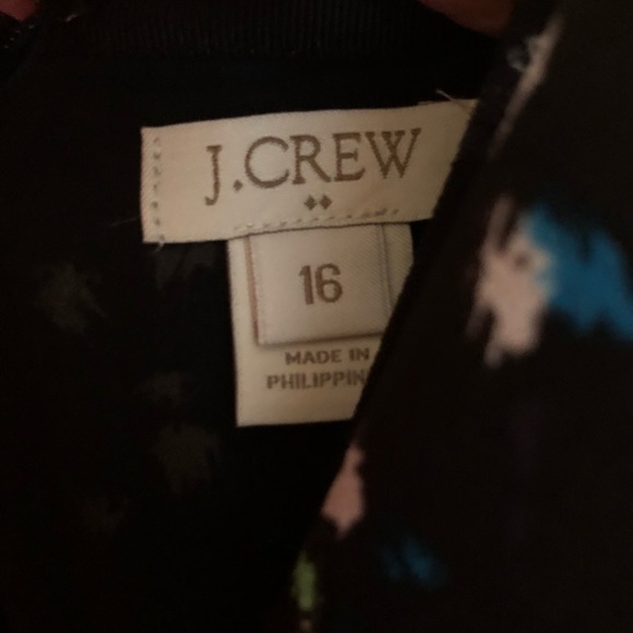 J Crew patterned surplice knee length dress. - Picture 3 of 3
